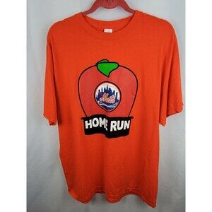 XL NY Mets Dunkin Donuts Big Apple Home Run T-Shirt Stadium Giveaway Extra Large